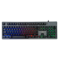 HP/惠普KG10机械手感键盘笔记本USB发光办公打字游戏有线吃鸡电竞台式电脑家用外设