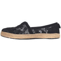 【自营】Skechers斯凯奇女休闲鞋夏BOB'S时尚镂空懒人鞋66666096 66666096/BBK全黑色