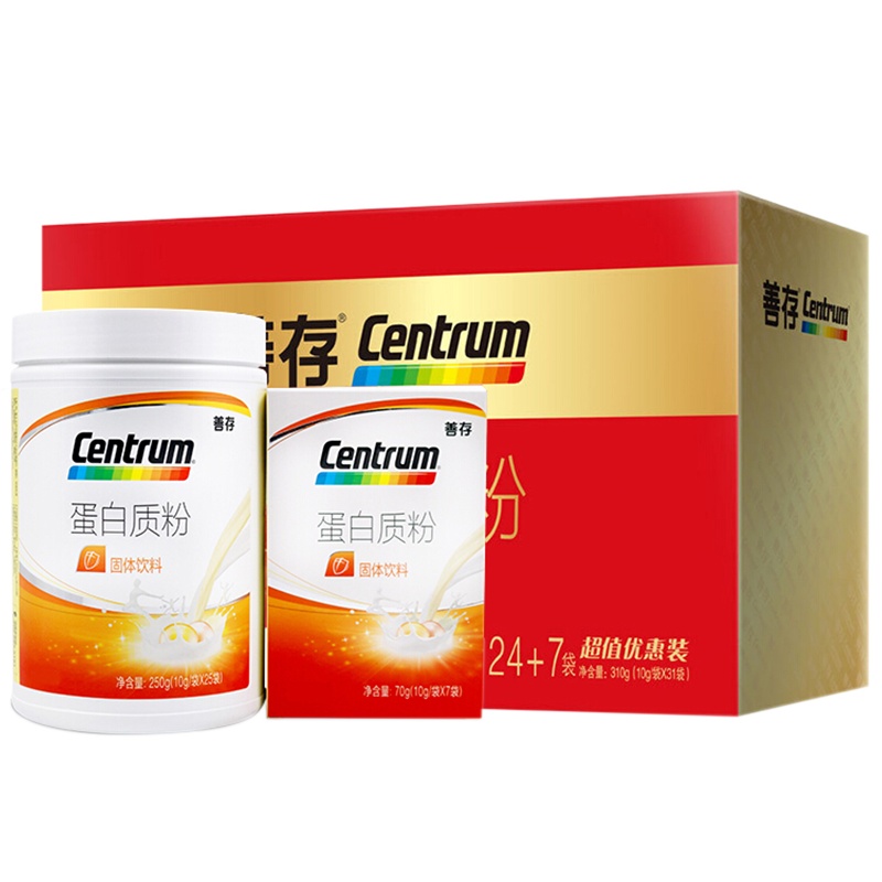 惠氏善存蛋白质粉 310克礼盒装 补充高蛋白营养粉中老年成年男女 保健食品 营养品