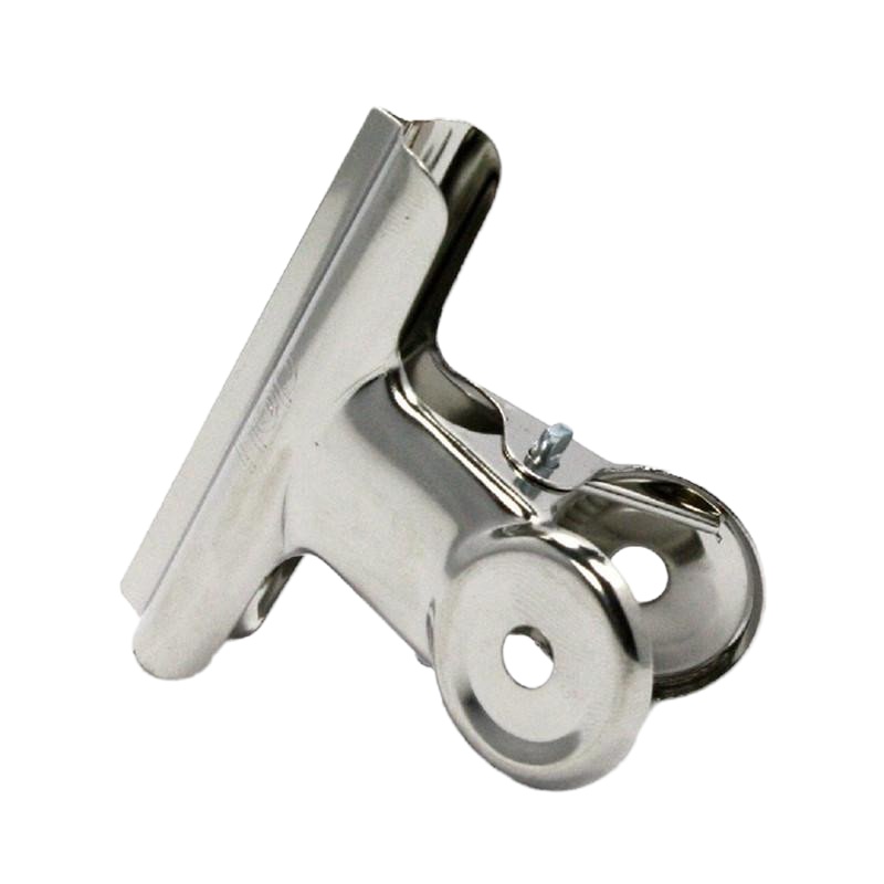 得力 票夹 圆形铁票夹 不锈钢票夹 金属夹 小夹子 19mm(9526/6个装)