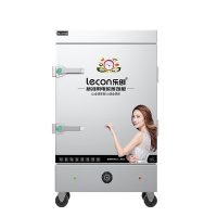 乐创(lecon)商用蒸饭柜 学校企业酒店食堂单门蒸箱蒸包炉馒头炉 12盘定时款 LC-J-ZFD12