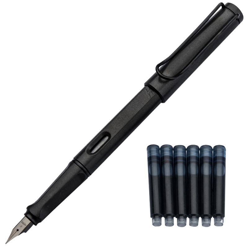 英雄钢笔359正姿小学生成人练字特细墨囊墨水办公书法硬笔礼物送礼儿童卡通男女孩铱金笔刻字