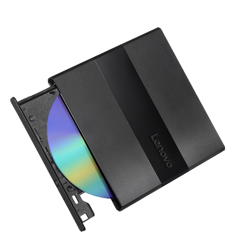 联想(Lenovo)8倍速 USB2.0 外置光驱 DVD刻录机 移动光驱 黑色