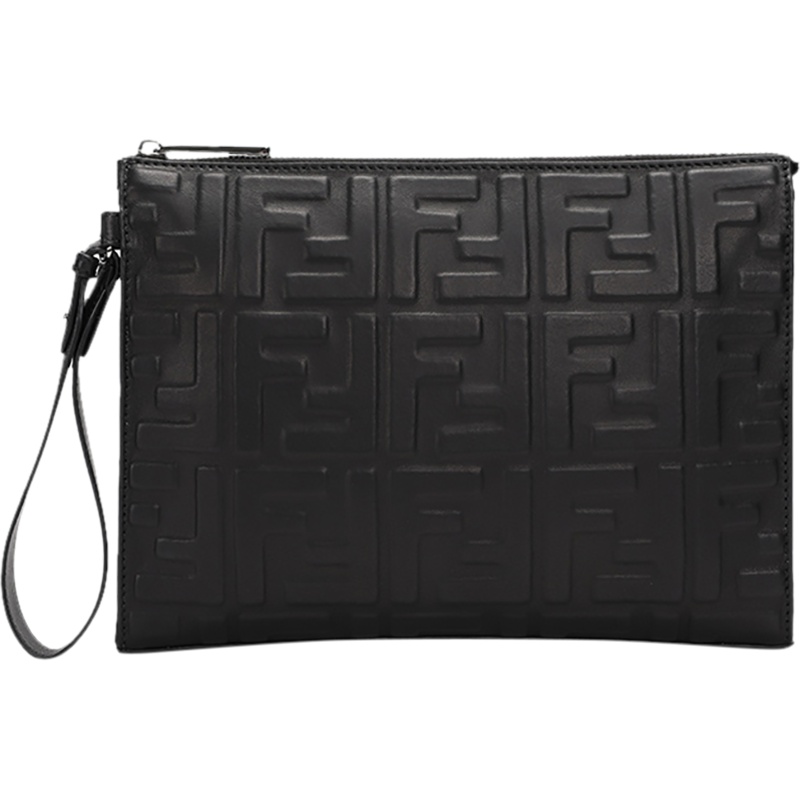 FENDI 男士 纳帕皮革手拿包 7VA491 A72V