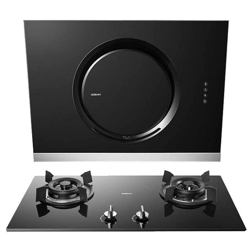 老板(ROBAM)侧吸式 触控式 油烟机 燃气灶 老板烟灶套餐21A5+32B0