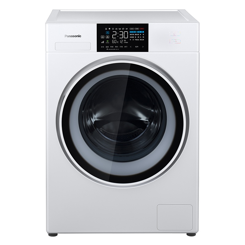 松下(Panasonic)洗衣机全自动10公斤 洗烘一体机 光动银常温除菌不伤衣 全新N5系列 XQG100-NGA5N