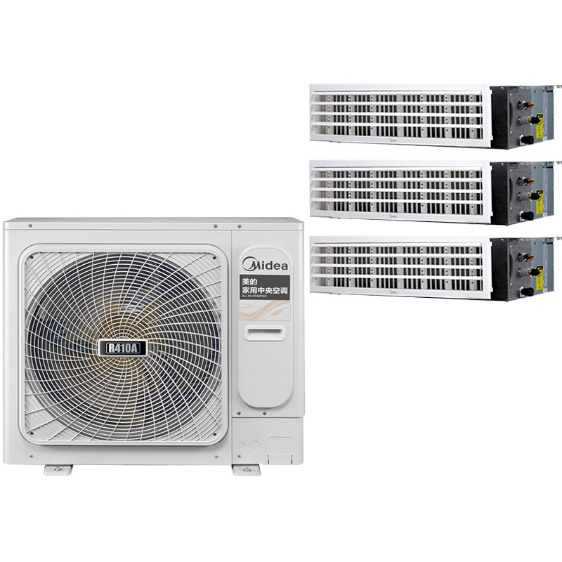 美的中央空调4匹一拖三 变频小多联机厨房空调MDS-H100W-A(E1)一拖三