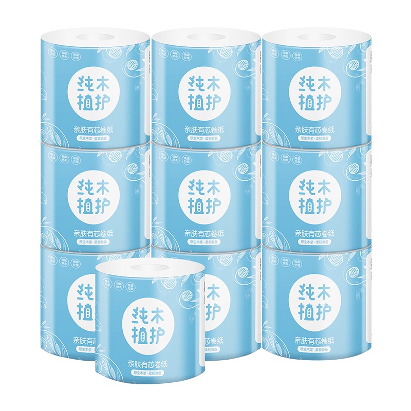 植护 有芯卷纸 蓝色经典经典 10卷