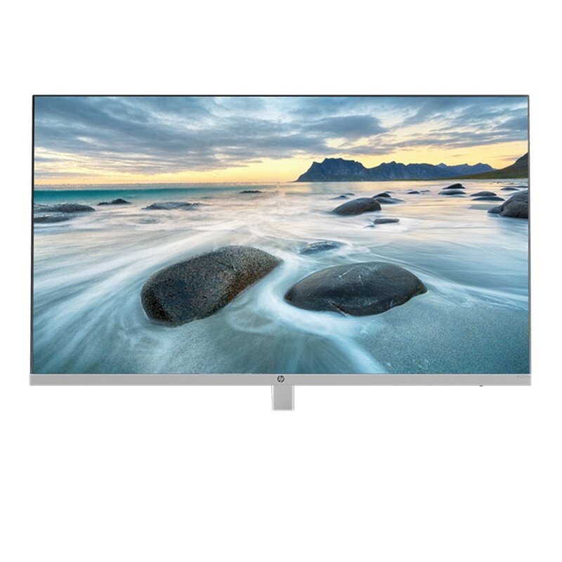 惠普(HP)2K显示器IPS微边框高清显示屏75Hz刷新率27吋游戏电竞办公电脑屏幕LED支持挂壁 M27FQ 27英寸 滤蓝光不闪屏 Eyesafe认证 99%sRGB高色域