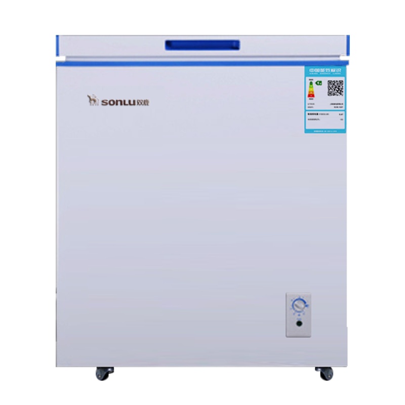 双鹿(SONLU)152升 家用小冰柜 冷冻冷藏转换冷柜 单温冰箱 顶开门 BC/BD-152DT