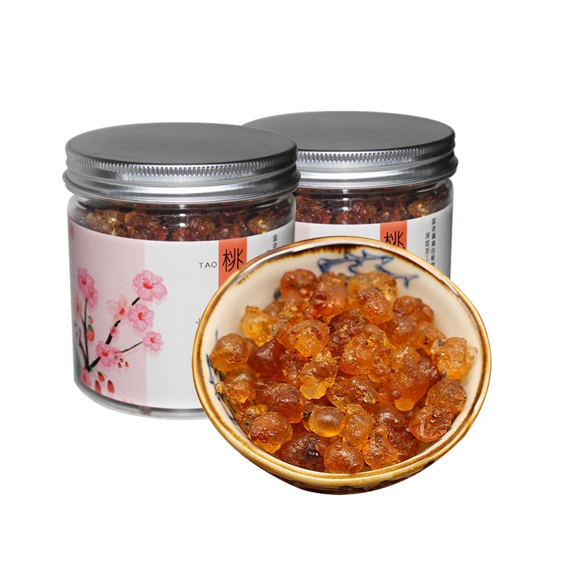 河西女子 桃胶 桃树胶 桃花泪 250g/罐*2 共500g 可搭配皂角米雪燕组合