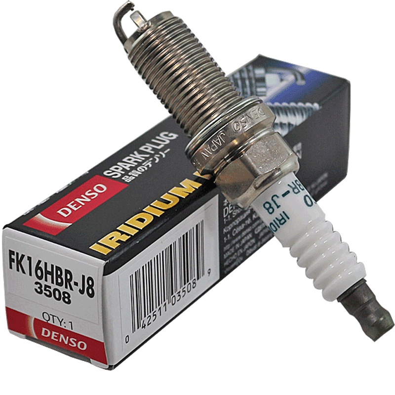 电装(DENSO)双铱金.原配.三极火花塞FK16HBR-J8适配7/8代凯美瑞,ES 3/4代,GS 4代(4支装)