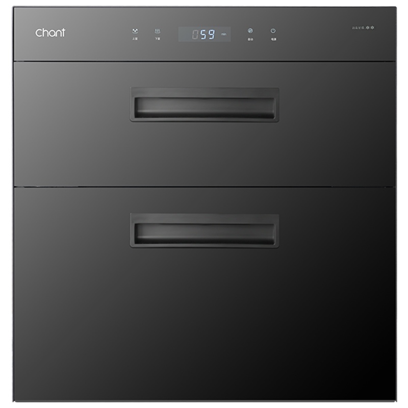 创尔特(Chant) 嵌入式消毒柜 大容量二星级消毒碗柜 触控面板 不锈钢内板架 ZTD90Q-2