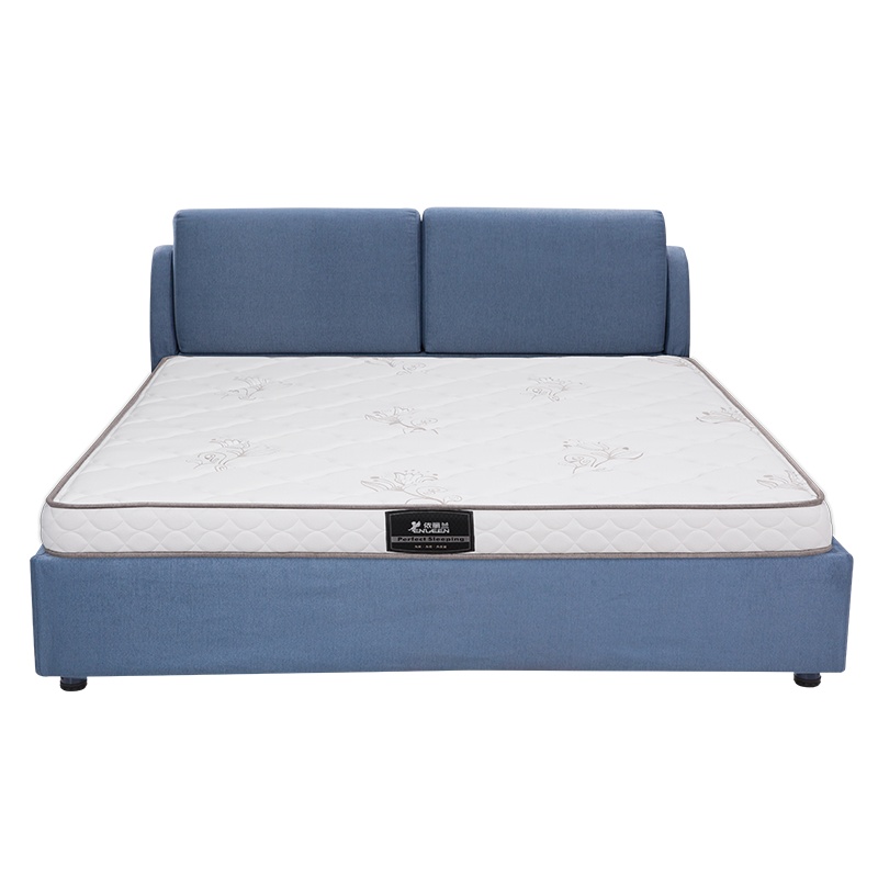 依丽兰家居北欧卧室布艺床1.8米双人床婚床软床现代简约