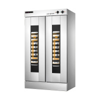 乐创(lecon)发酵箱 醒发箱商用 全自动馒头面包发酵箱 不锈钢恒温发酵柜 26盘发酵箱(方盘款)