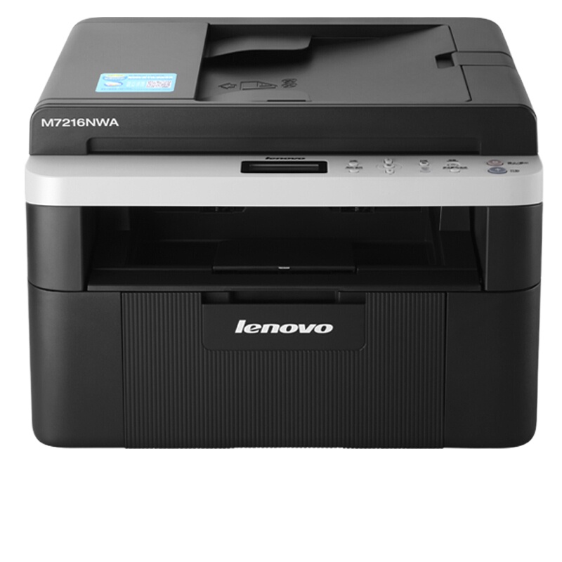 联想(Lenovo)M7216NWA 黑白激光三合一WiFi多功能一体机 (打印 复印 扫描)