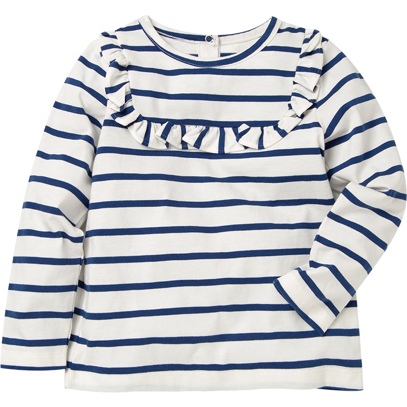 迷你巴拉巴拉女童长袖T恤2020春秋款儿童纯棉洋气打底针织衫