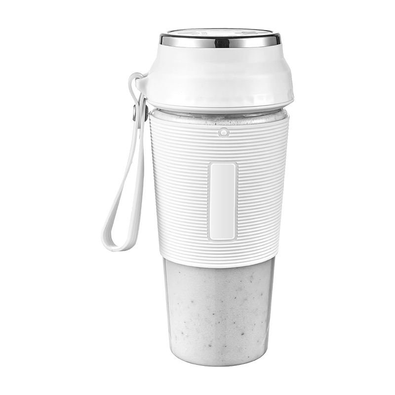 金正(NiNTAUS)便携式果汁杯白色 USB充电无线榨汁机 家用多功能小型迷你料理水果汁杯 按键随行杯S38F款