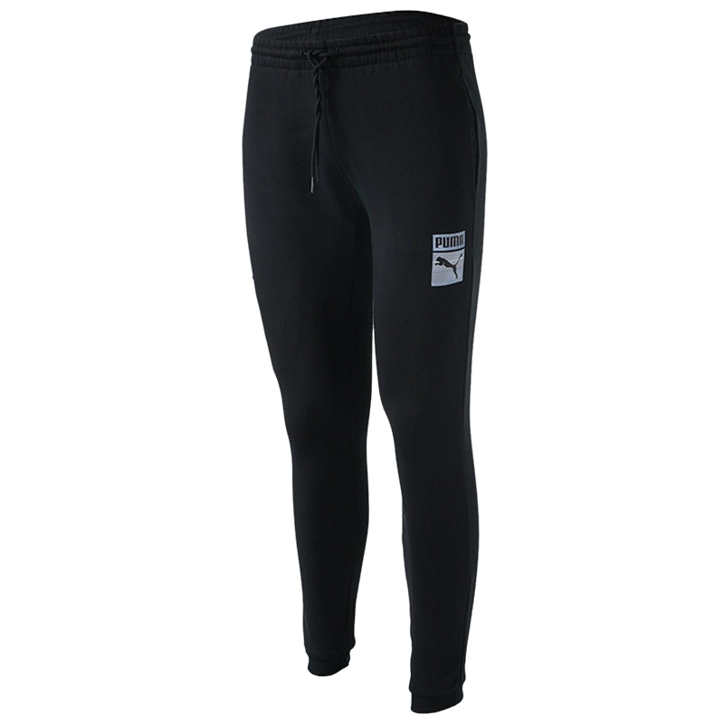 彪马2018春新款男子基础训练跑步运动透气针织长裤57491631