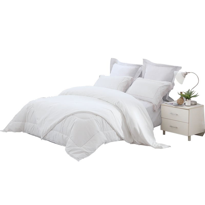 水星家纺 蒂丝娜蚕丝澳洲羊毛抗菌二合一被 单双人子母被 被子