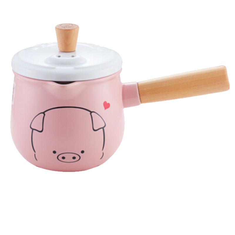 嘿猪猪单柄耐热陶瓷砂锅P804-1-1200ml