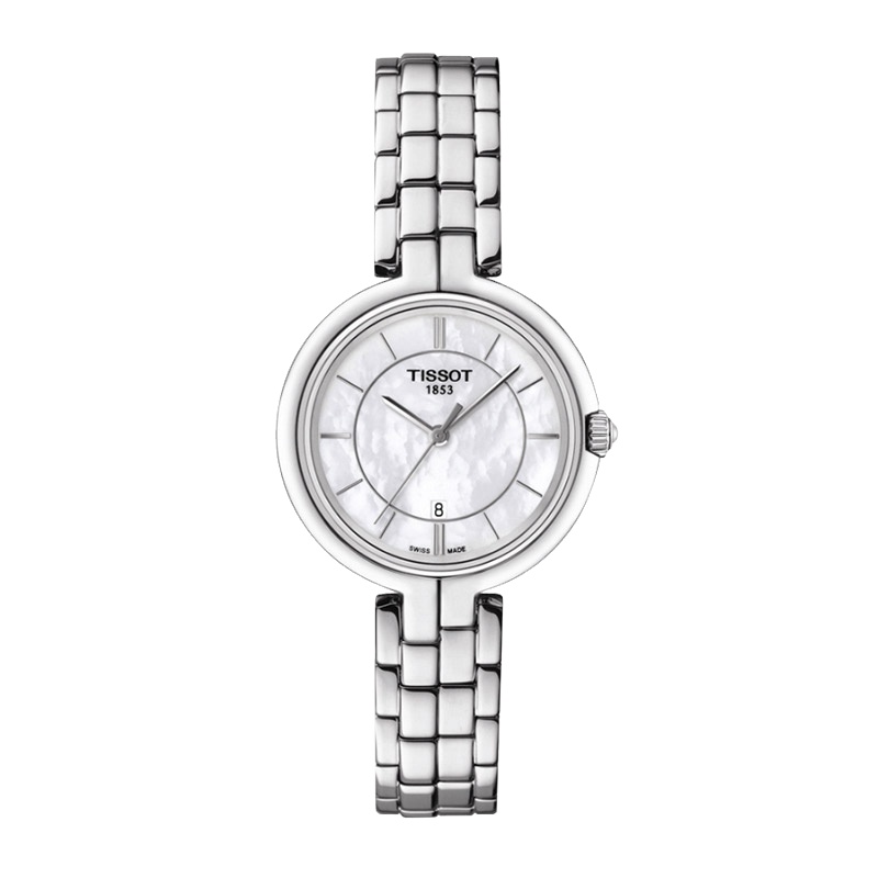 Tissot天梭弗拉明戈系列钢带女士石英表T094.210.11.111.00