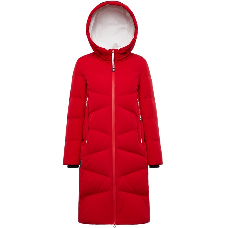 波司登冬装羽绒服女中长款过膝新款连帽女式运动风外套