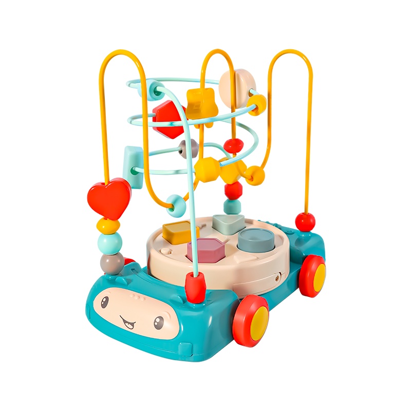 蓝宙星球儿童绕珠串珠子婴幼儿益智力玩具男女孩宝宝1-2周3岁早教