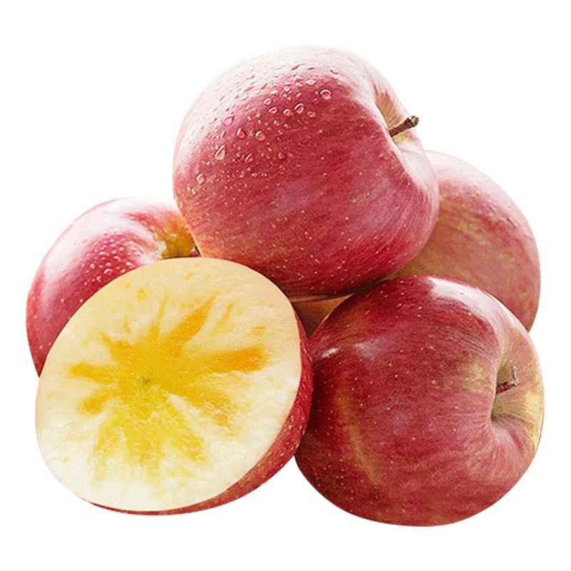 波得 新疆阿克苏冰糖心苹果 净重8斤16-18粒礼盒装 单果经80+#