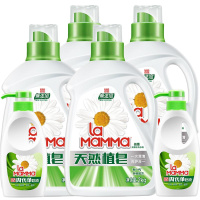 威露士(Walch)妈妈壹选 天然洗衣皂液倍柔2kg x 4+内衣皂液300g x 2 (超 值17.2斤）