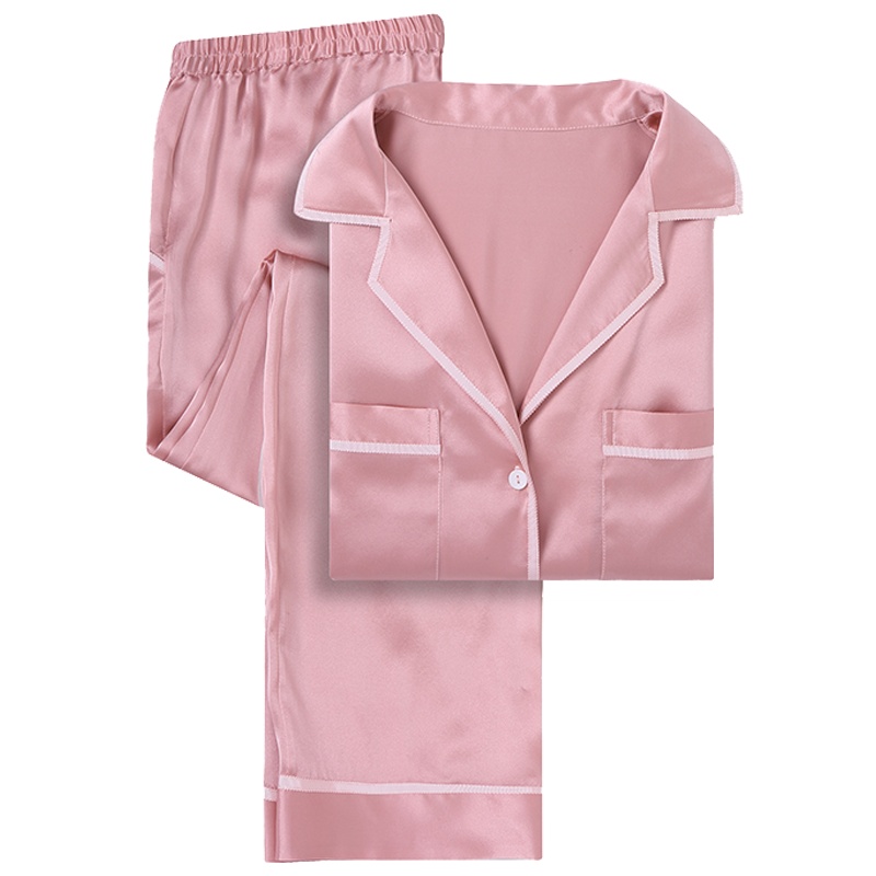 万事利新款真丝杭州丝绸女款睡衣套装梦旅人两件套