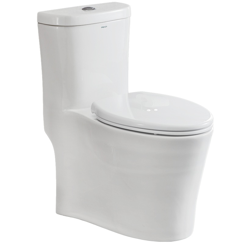 法恩莎马桶 喷射虹吸静音 简易拆卸缓降盖板连体坐便 金马桶FB1683 节水座便器