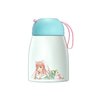 猫妖的诱惑-爱洛保温杯 10404BALB-280GN 卡通学生小型水杯绿色 280mL (单位:个)