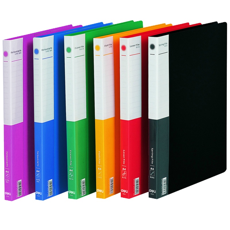 [苏宁]得力deli5302文件夹长押夹板夹A4资料夹简历夹试卷夹整理夹办公归类强力试卷学生单双夹办公用品