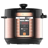 美的/Midea CS5018P 双胆电压力锅 5L大容量 家用智能预约多功能煮饭煲汤炖肉高压锅