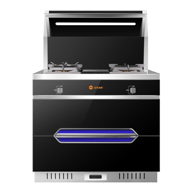 马可波罗 集成灶一级能效热电偶熄火保护灶家用大吸力侧吸抽油烟机二星级消毒消毒柜一体式环保灶 MKJ-62天然气