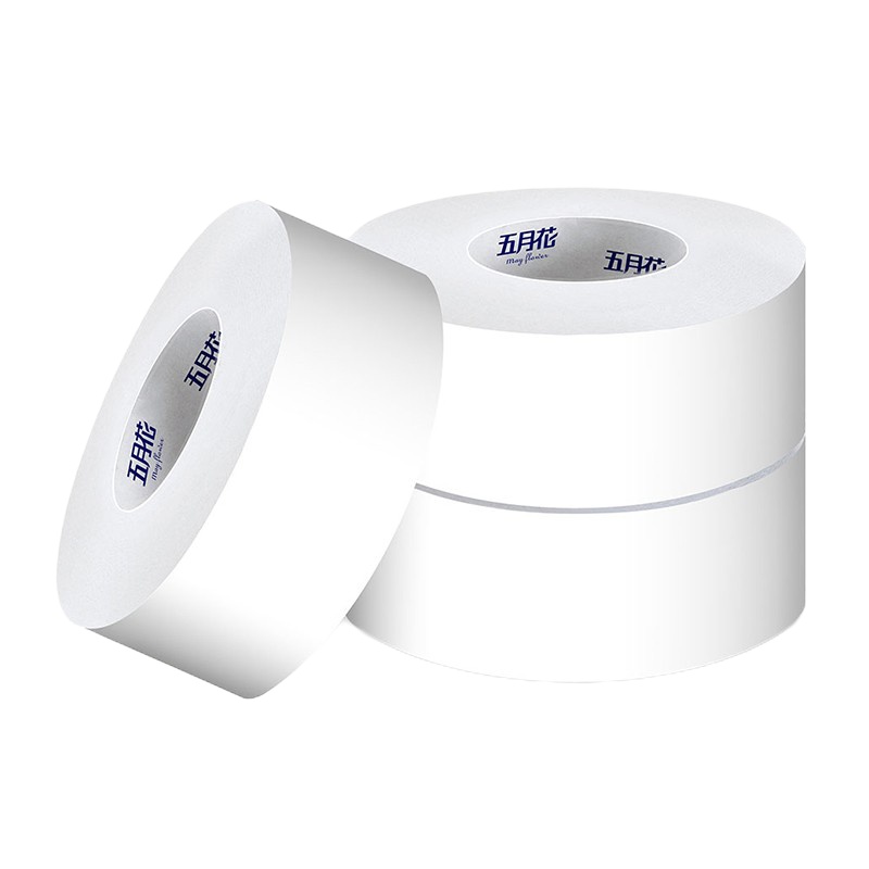 五月花 大卷纸商务用纸无印花大盘卫生纸厕所擦手纸2层 12卷整箱装 A1179CS