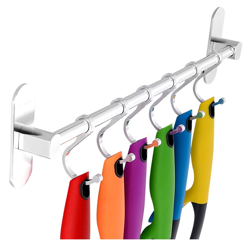 温洁尔 厨房强力承重粘胶挂钩壁挂吸盘挂钩粘钩无痕免钉浴室排钩