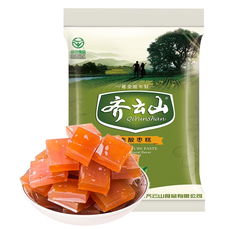 齐云山南酸枣糕454g 来自深山的野果零食 老少皆宜 健康休闲开味零食