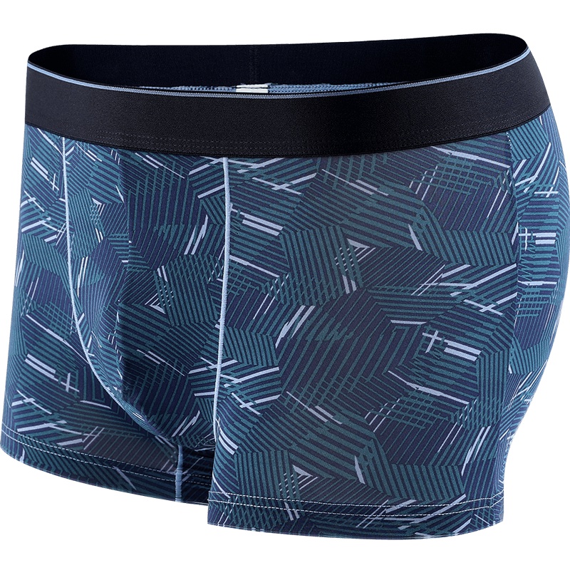 HLA海澜之家内裤男四角裤沉稳花纹时尚平角内裤男贴身短裤HUKAJ3R035A