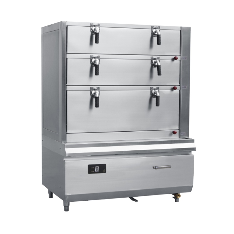 厨禾 CH-20HXAL 商用三门蒸柜 蒸饭柜电蒸箱商用蒸柜海鲜蒸柜三门食堂酒店蒸饭机蒸菜蒸鱼炖汤蒸包子机20KW