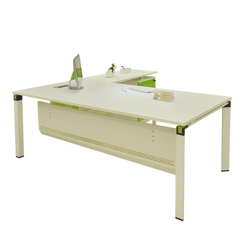 鸿业盛大办公家具电脑桌职员办公桌主管桌经理桌中班台1800L*900W*760H 胡桃色