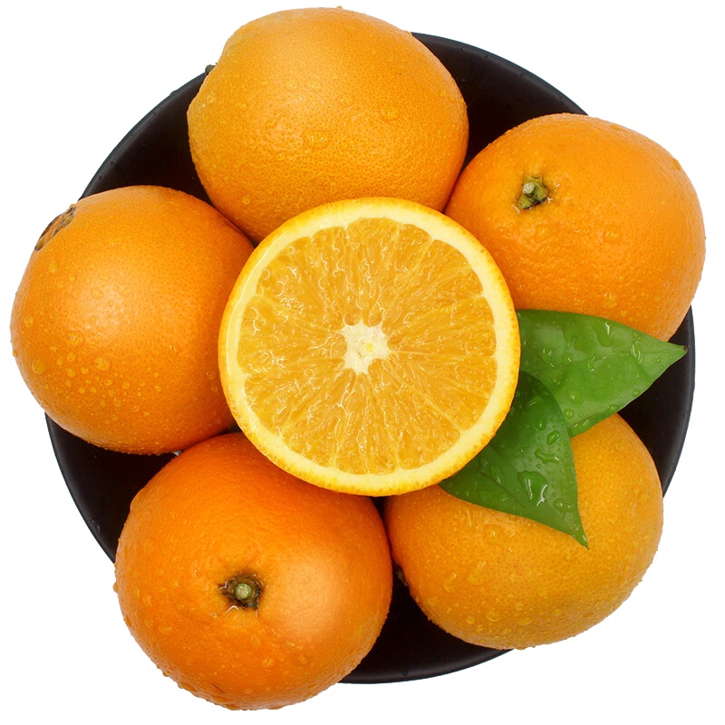 展卉 进口西班牙脐橙 12个装 单果约180g-220g 新鲜水果