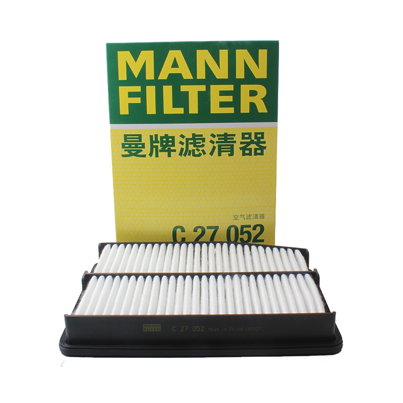 曼牌(MANN)空气滤C27052适配13-15款索纳塔八/13-17款现代ix35/12-15款起亚K5/智跑