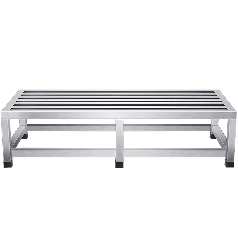 德玛仕不锈钢米面架置物架地墩支架置物台货架大米架面粉架1200x500x300mm(工程款)201不锈钢