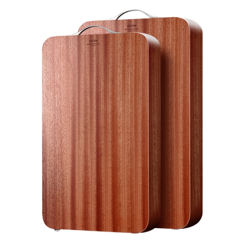 乌檀木菜板家用砧板占板切菜板厨房加厚粘板案板(筷子已赠完) 加厚5人以上使用[55*35*4]送菜板架+筷子