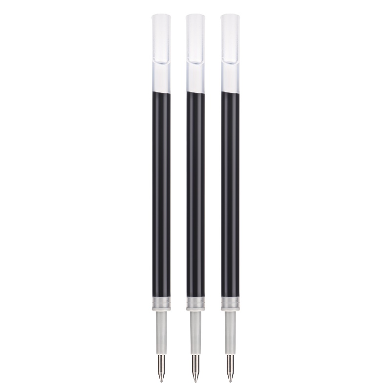 宝克(BAOKE)PS1890 0.5mm按动笔芯按动 中性笔笔芯 彩虹系列 黑色 20支/盒 1盒