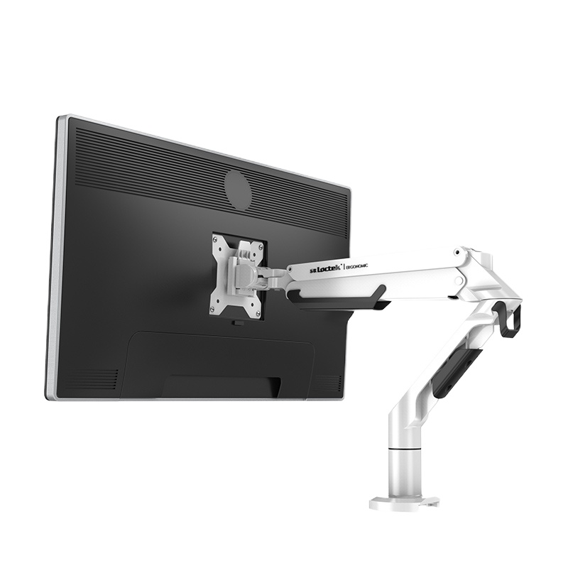 [苏宁自营乐歌(Loctek) A8擎云液晶电脑显示器支架 旋转电脑架 可升降桌面支架桌面免打孔电脑支架 擎云-雅黑A8
