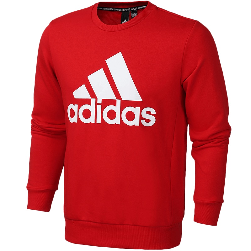 【自营】阿迪达斯男服卫衣圆领套头衫针织休闲运动服FQ7714