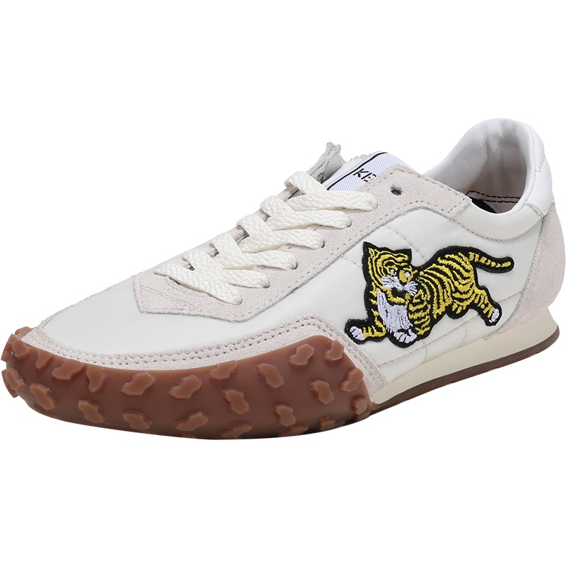 KENZO 高田贤三 女士 织物配皮系带休闲鞋运动鞋 FA6 2SN122 F54